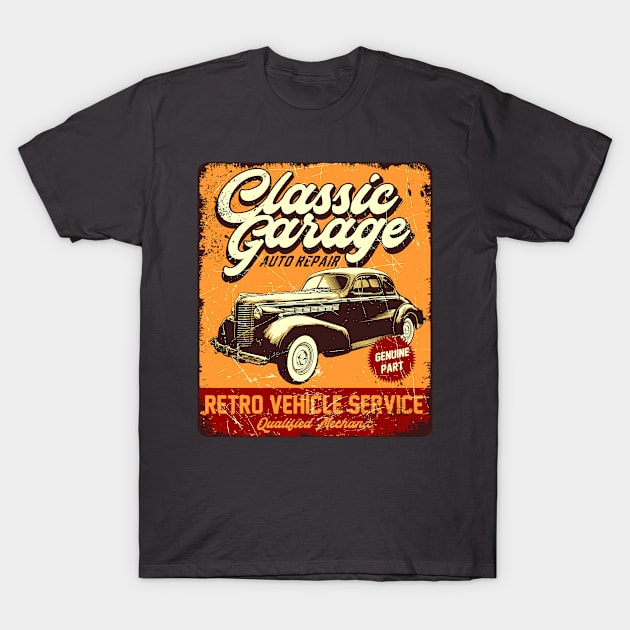 Classic Garage T-Shirt by Synergy Studios